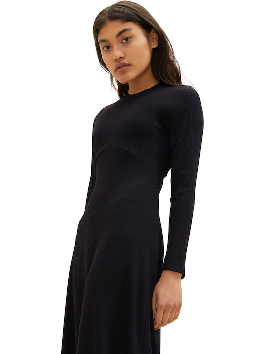 Midi Evening Dress Black