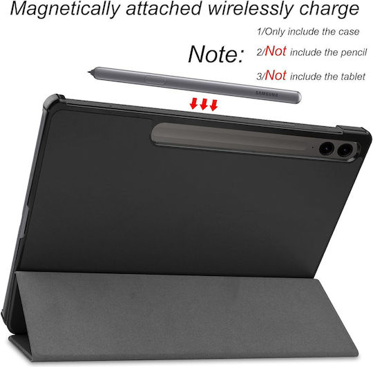 Revomag Flip Cover Neagră (Samsung Galaxy Tab S9 FE Plus de 12,4 inch (2023))