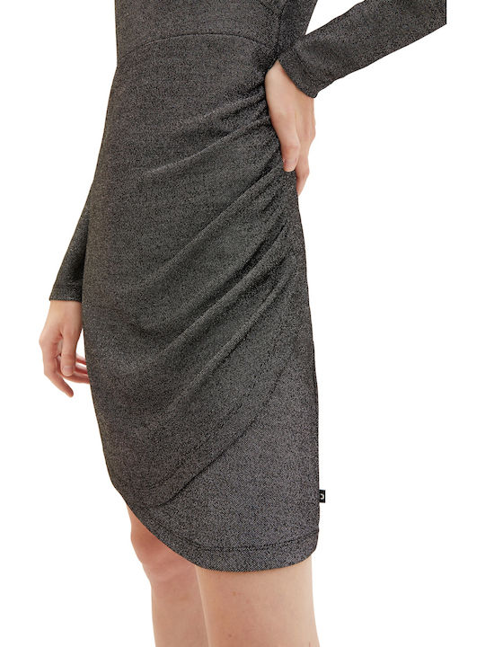 Mini Evening Dress Wrap Black (34029/black Glitter)
