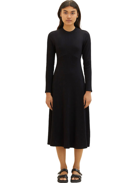 Midi Evening Dress Black