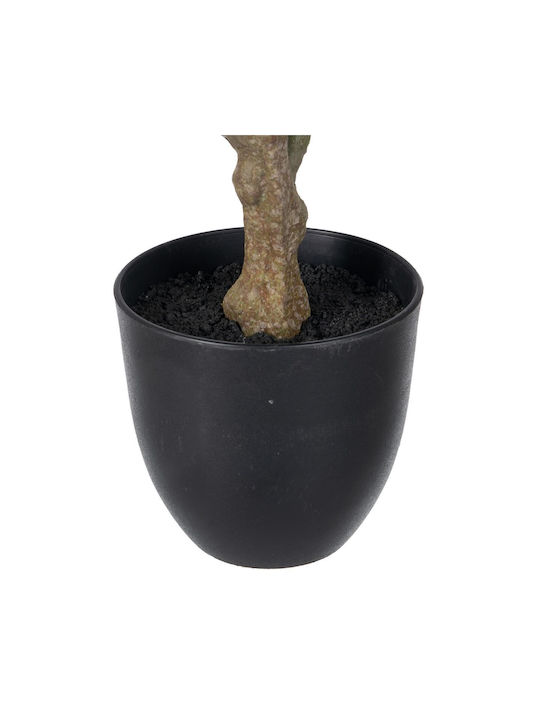 BigBuy Artificial Plant in Pot Black 76cm 1pcs