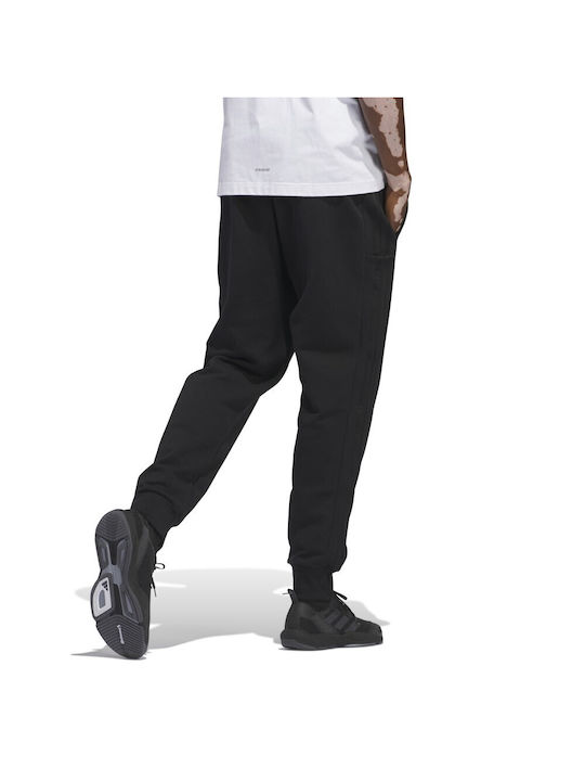 Adidas M 3s Ft Tc Pt Men's Sweatpants with Rubber Black