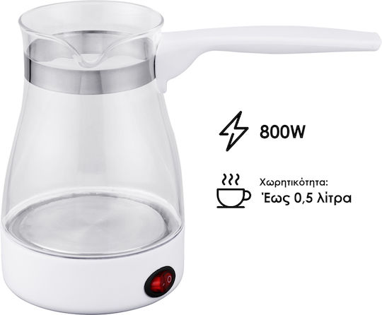 Zilan Elektrische griechische Kaffeekanne 800W με Χωρητικότητα 500ml