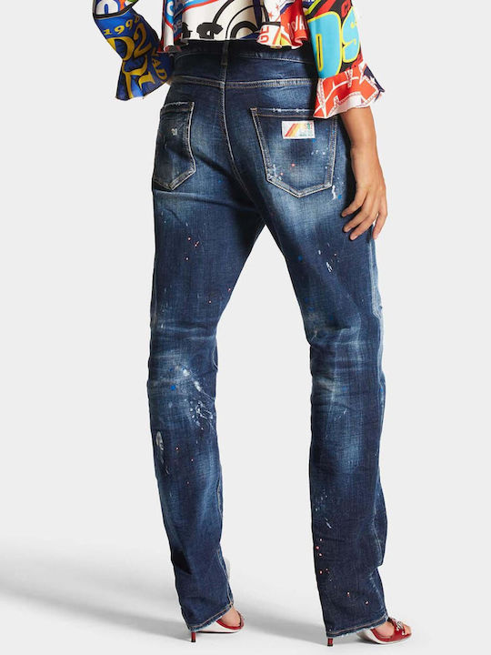 Dsquared2 Hoch tailliert Damenjeanshose