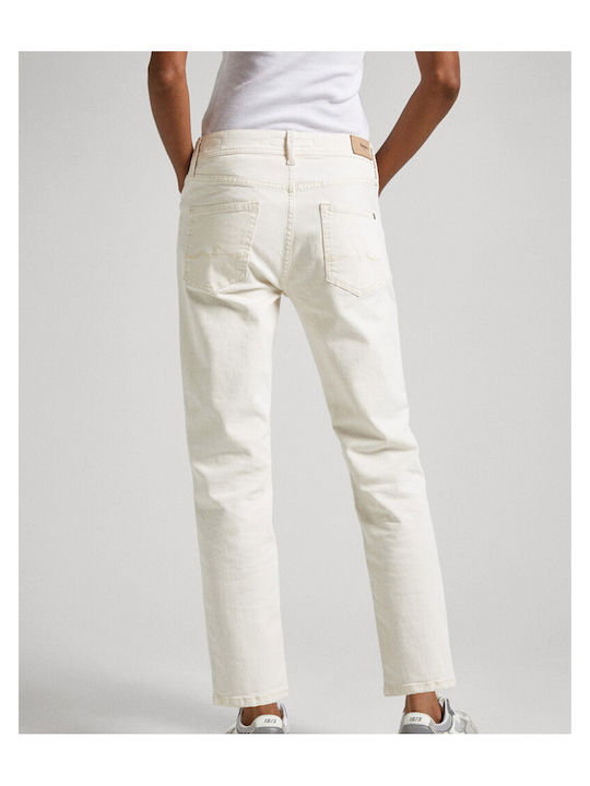 Pepe Jeans Damenjeans in Tapered Linie Beige