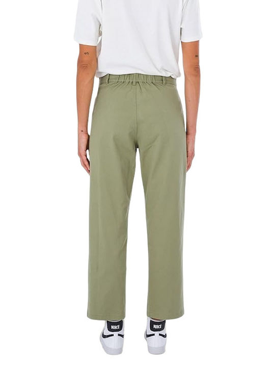 Hurley Femei Bumbac Pantaloni Verde