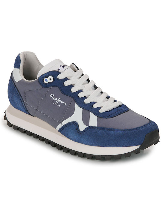 Pepe Jeans Print Sneakers Blue