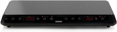 Domo Countertop Burner Induktion Double Schwarz