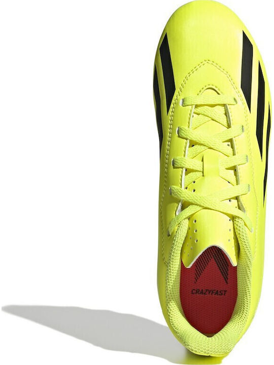 X Crazyfast Club Kids Molded Soccer Shoes Yellow