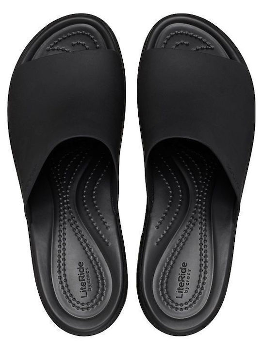 Brooklyn Mules with Chunky High Heel in Black Color