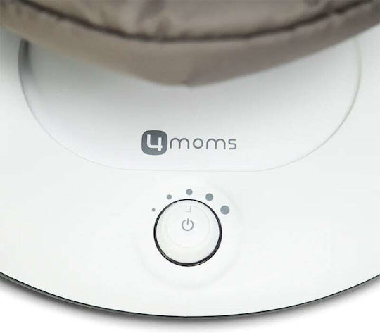 4moms Elektrisch Baby Relax Schaukel RockaRoo 2.0 Graphite für Kind bis 9kg
