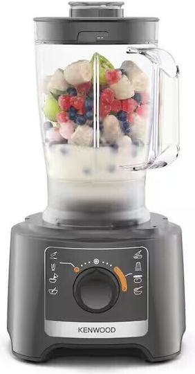 Kenwood Multipro Compact Multifunctional Food Processor 800W with Pot 2.1lt and Jug Blender Gray