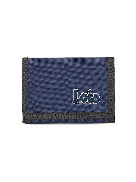 Lois Men's Wallet with RFID Blue