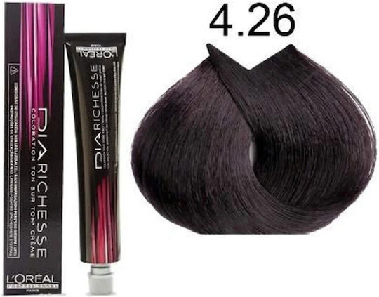 L'Oréal Professionnel Dia Richesse Hair Dye no Ammonia 4,26 Eggplant 50ml