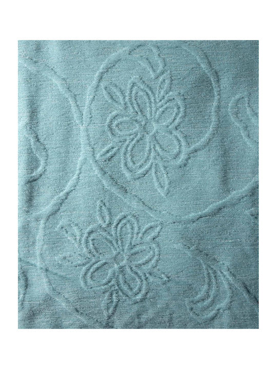Silk Fashion 055 Ριχτάρι Πολυθρόνας Chenille 180x180εκ. Aqua