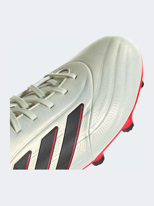 adidas Copa Pure.2 League Fußballschuhe mit Stollen Ivory / Core Black / Solar Red