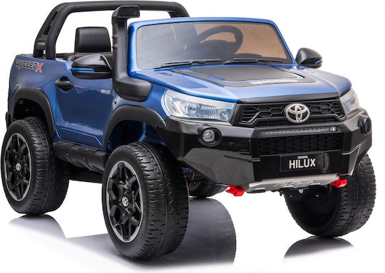 Toyota Hilux Două Locuri Cu Telecomandă Licențiat 24 Volt Albastru