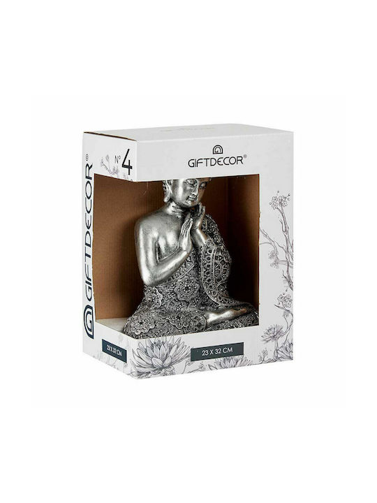 Gift Decor Decorative Buddhas Polyresin 22x33x18cm 4pcs