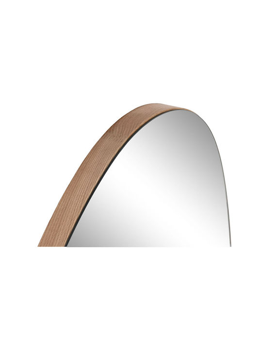 Home Esprit Wall Mirror Oval with Wooden Frame 72x60cm 1pcs