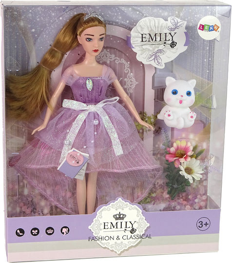 Lean Toys Emily Puppe für 3+ Jahre alt+ Jahre 30cm.