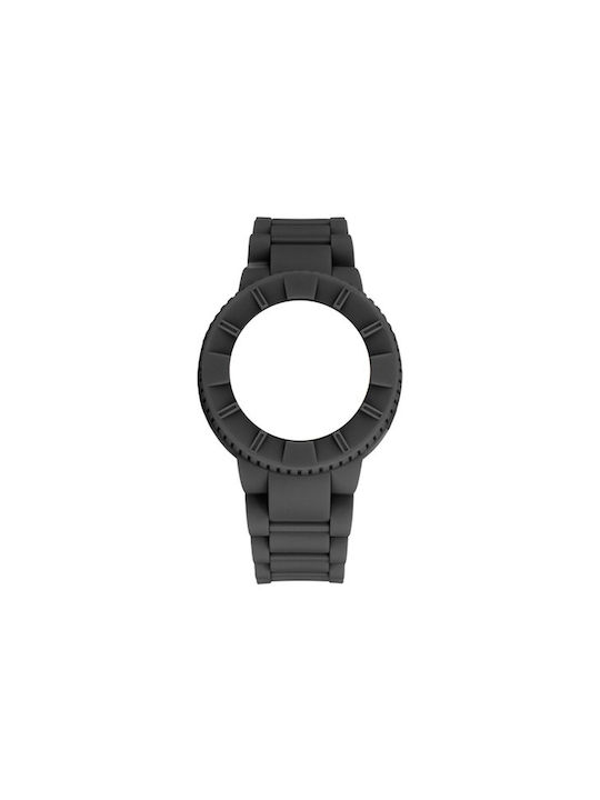 WATX & CO Gummi-Armband Schwarz