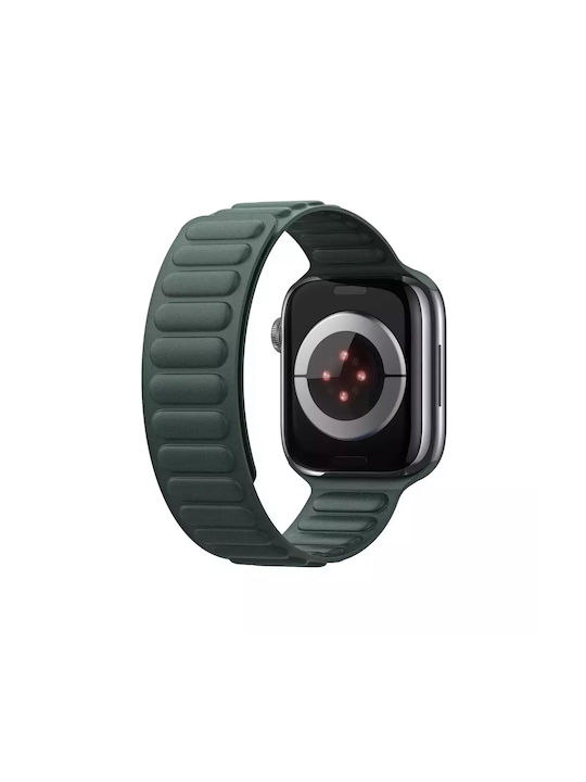 Dux Ducis Curea Oțel inoxidabil Verde (Apple Watch 42 / 44 / 45 / 49 mm.)