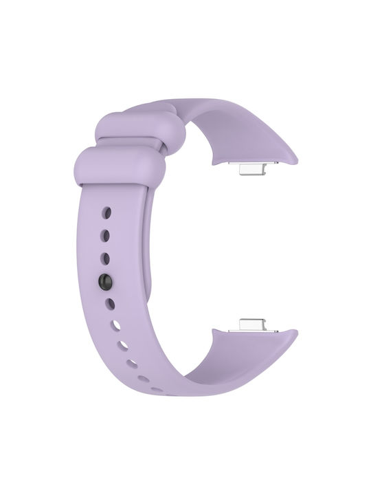 Solid Color Λουράκι Σιλικόνης Μωβ (Smart Band 9 Pro)
