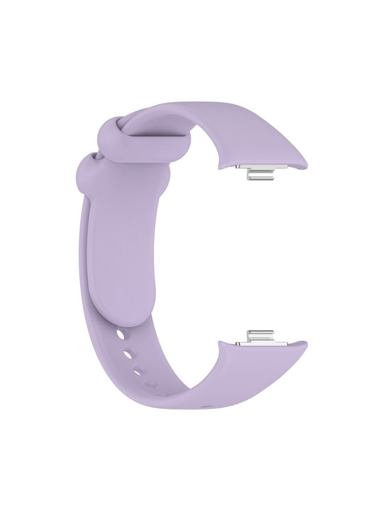 Solid Color Λουράκι Σιλικόνης Μωβ (Smart Band 9 Pro)