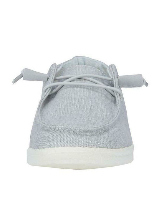 Wendy Chambray Γυναικεία Μοκασίνια Light Grey