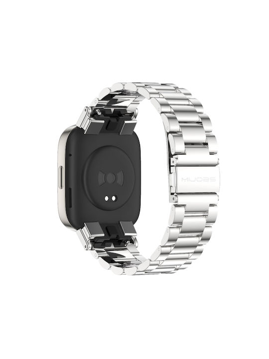 Mijobs Mijobs Three-bead Metal Strap Stainless Steel Gray (Redmi Watch 3)