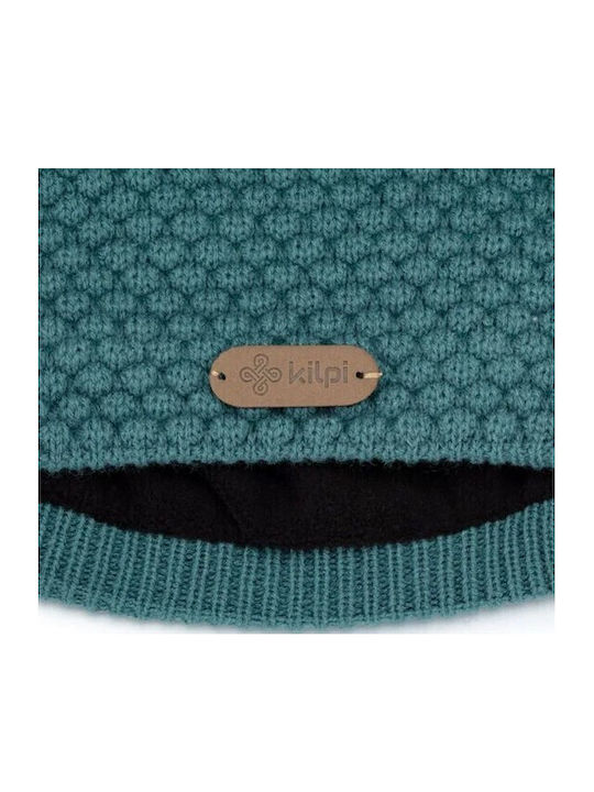 Pom Pom Beanie Γυναικείος Fleece Σκούφος Πλεκτός σε Πράσινο χρώμα