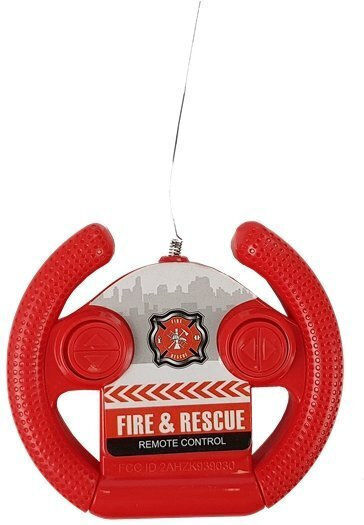 Lean Toys Feuerwehr Ferngesteuertes Feuerwehrfahrzeug Rot