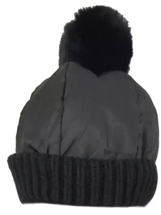 Set with Beanie Knitted in Green color