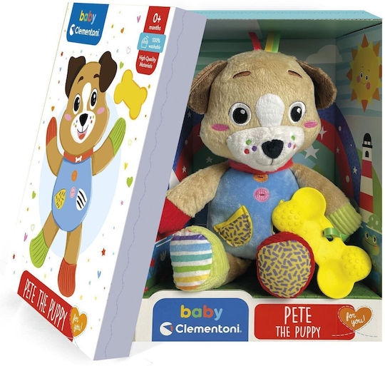 Clementoni Tierchen Pete - The Puppy aus Stoff für 0++ Monate