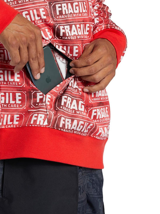 Snowstar Sweatshirt mit Kapuze Rot