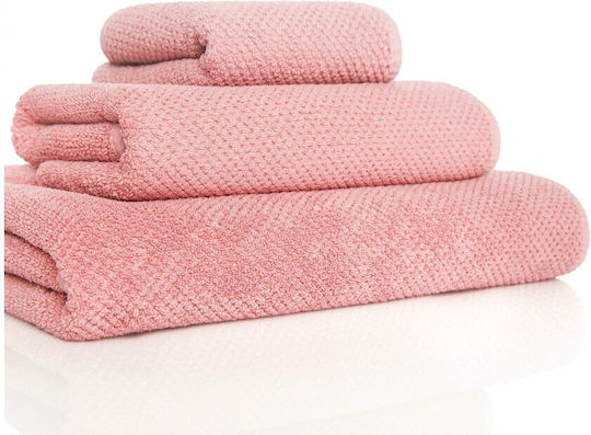 Sorema Set Prosoape De Baie 6 Piese Bee Waffle 6 Roz Pal