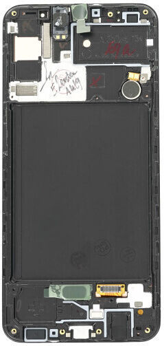 Οθόνη με Μηχανισμό Αφής και Πλαίσιο για Galaxy A30s (Μαύρο)