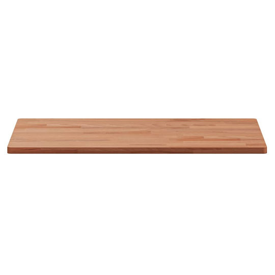 vidaXL Wood Countertop without Sink Beech wood solid wood