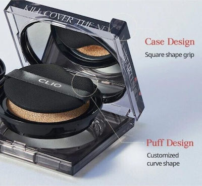Clio Kill Cover The New Founwear Cushion 72 Ωρών Грим за възглавници SPF50 Бельо