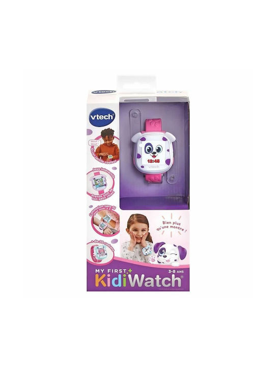 Vtech Ceas pentru copii cu curea din cauciuc/plastic Roz