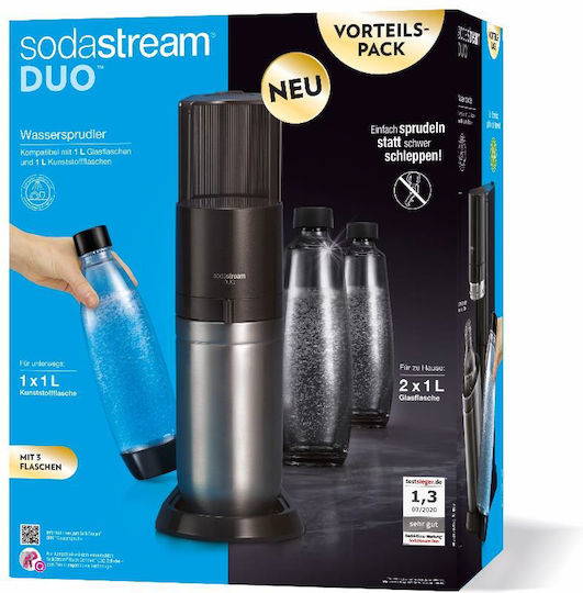 Sodastream Duo Σετ Παρασκευής Σόδας 6τμχ