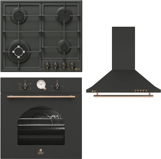 Thermogatz Set de electrocasnice integrate TGS 5511 BL + TGS 9511 BL + TGS 950 BL Rustic