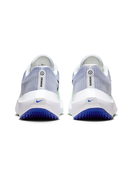 Zoom Fly 5 Sport Shoes Running White / Green Strike / Racer Blue / Black