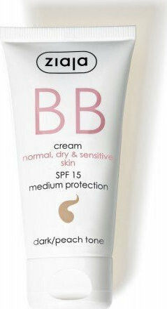 Ziaja BB Cremă de Față de Zi cu SPF15 împotriva Roșeței cu Acid Hialuronic și Vitamina C 50ml
