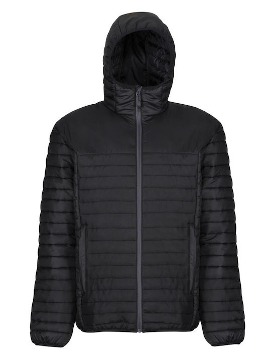 Regatta Herren Winter Jacke Lässig Schwarz