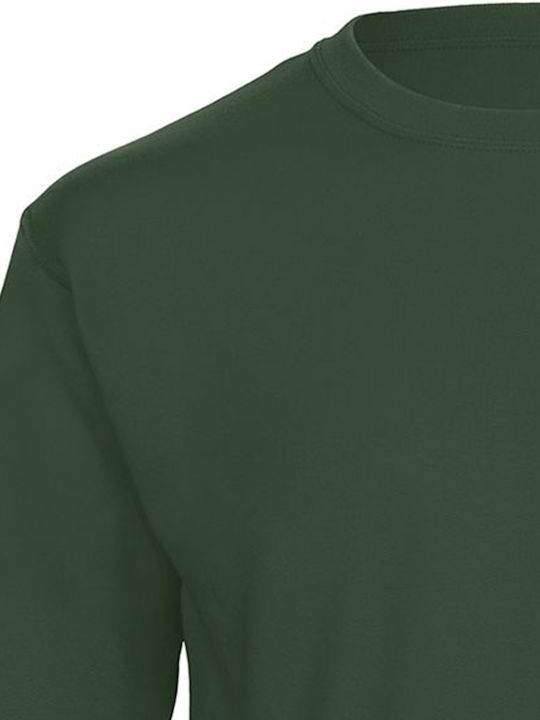 B&C ID.202 50/50 Men's Long Sleeve Promotional Sweatshirt Bottle Green WUI23-540