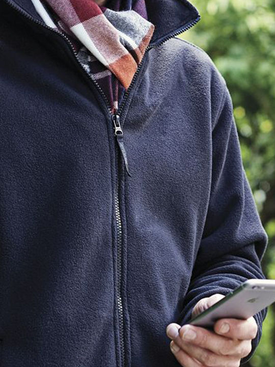Thor 350 TRF582 Ανδρική Ζακέτα Fleece Navy Μπλε
