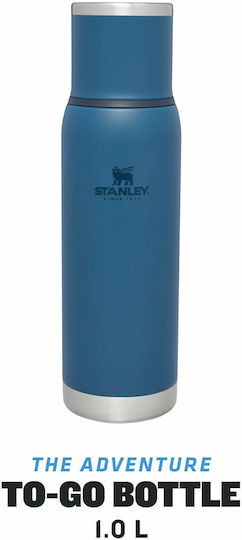 Stanley Adventure To-Go Μπουκάλι Θερμός Ανοξείδωτο BPA Free 1lt Μπλε