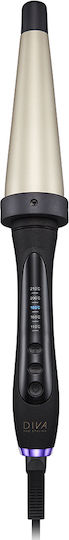 Diva Pro Styling Digital Wand Κωνικό Ψαλίδι Μαλλιών για Μπούκλες 45mm 80W Pro304