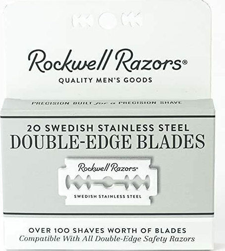 Rockwell Razors Double-Edge Blades Ανταλλακτικές Λεπίδες 20τμχ